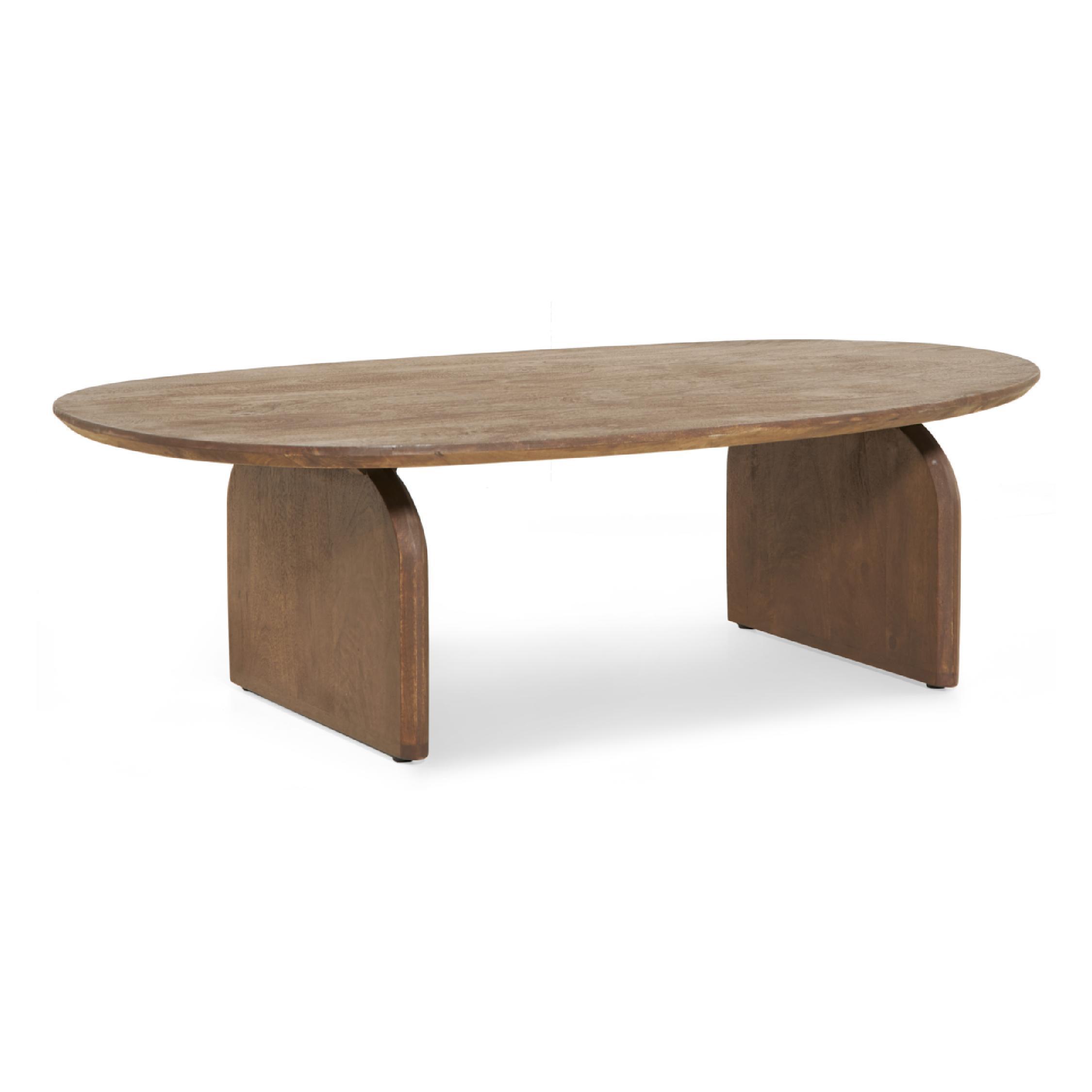 organische mangohouten salontafel Eira afbeelding 5