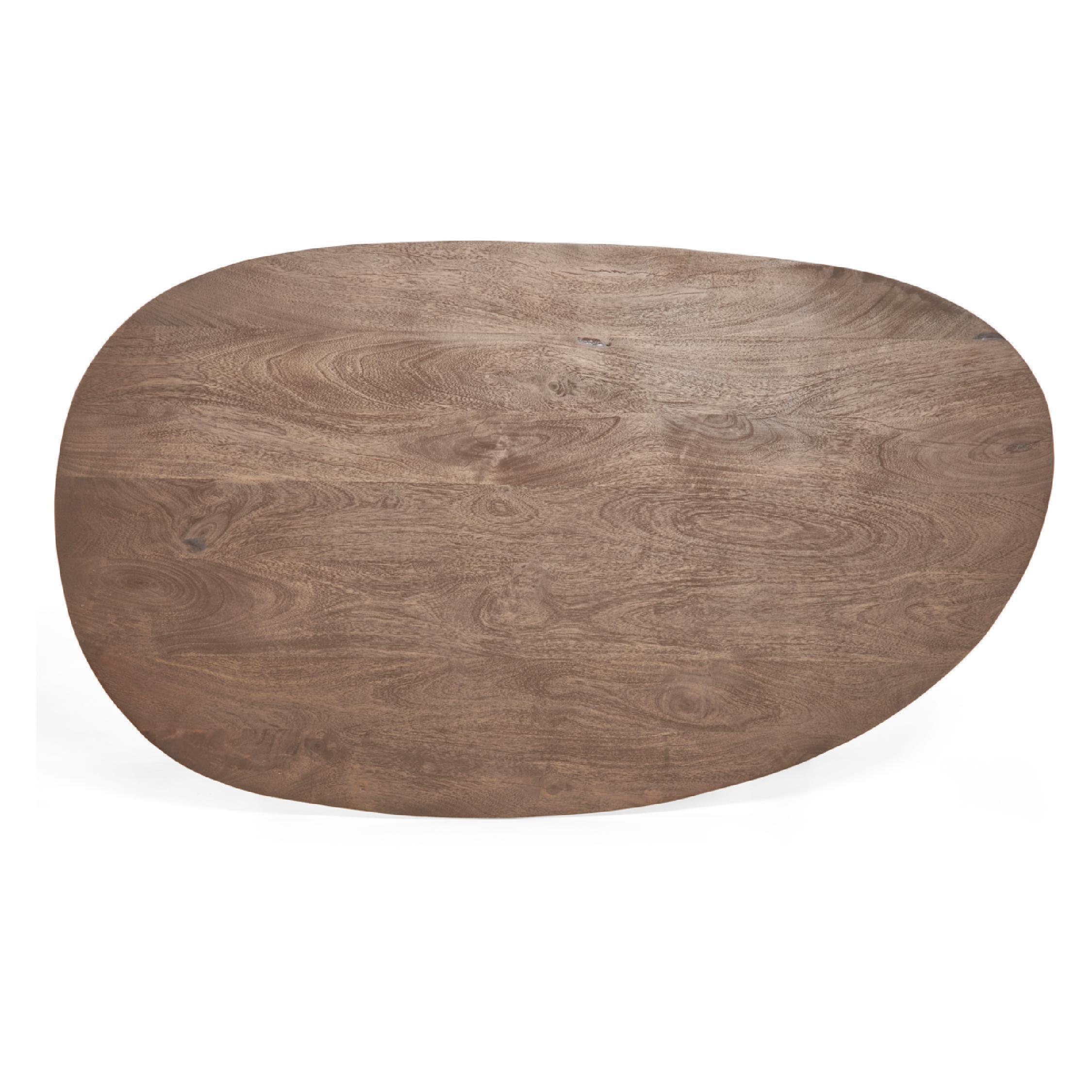 organische mangohouten salontafel Eira afbeelding 3