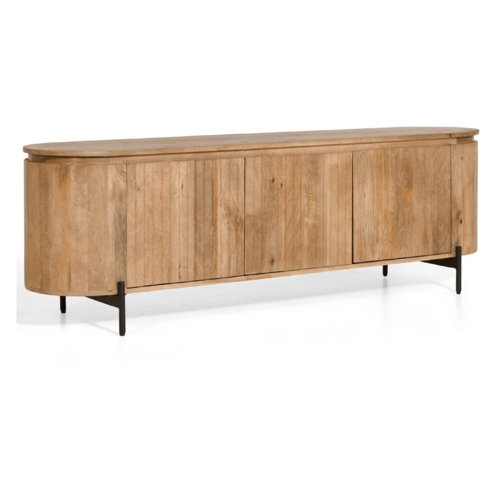 tv meubel Besa mangohout 175 cm afbeelding 2