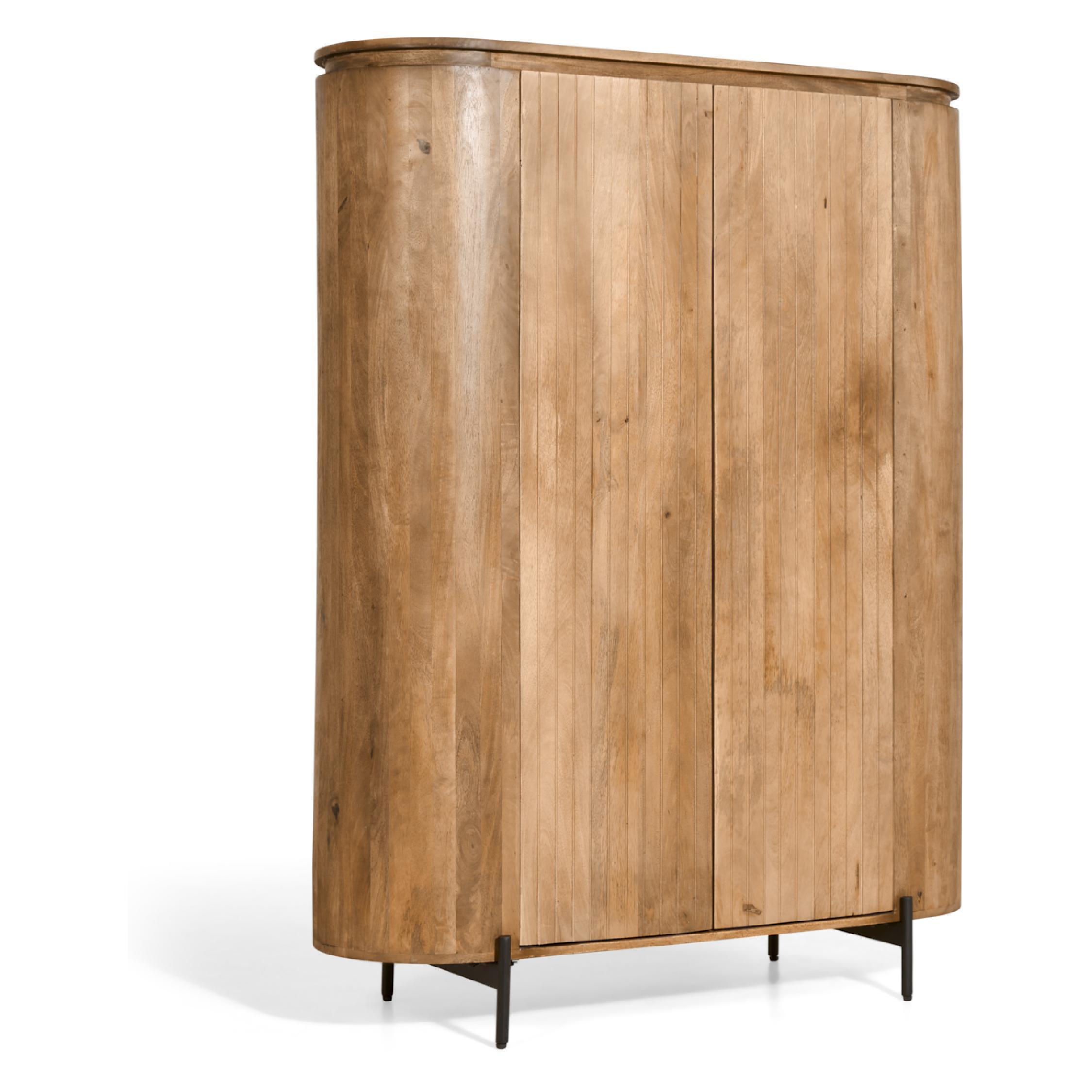 mangohouten wandkast Besa afbeelding 3