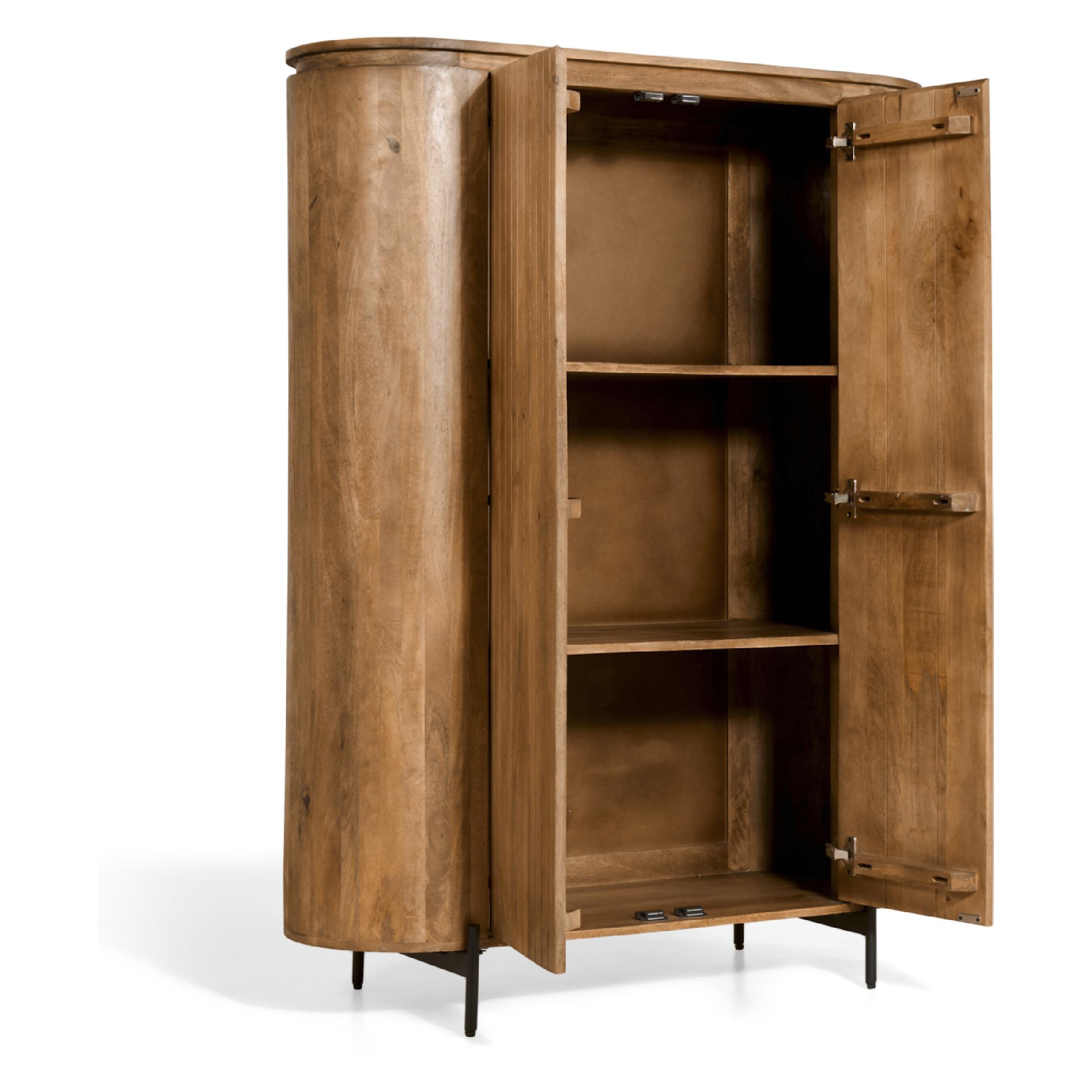 mangohouten wandkast Besa afbeelding 4