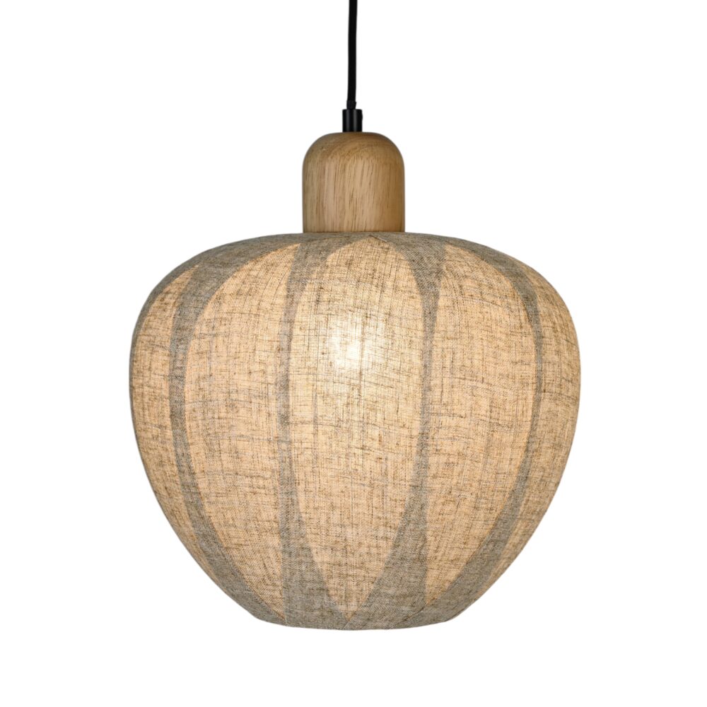 Hanglamp NOVA parelgrijs Ø24x20cm