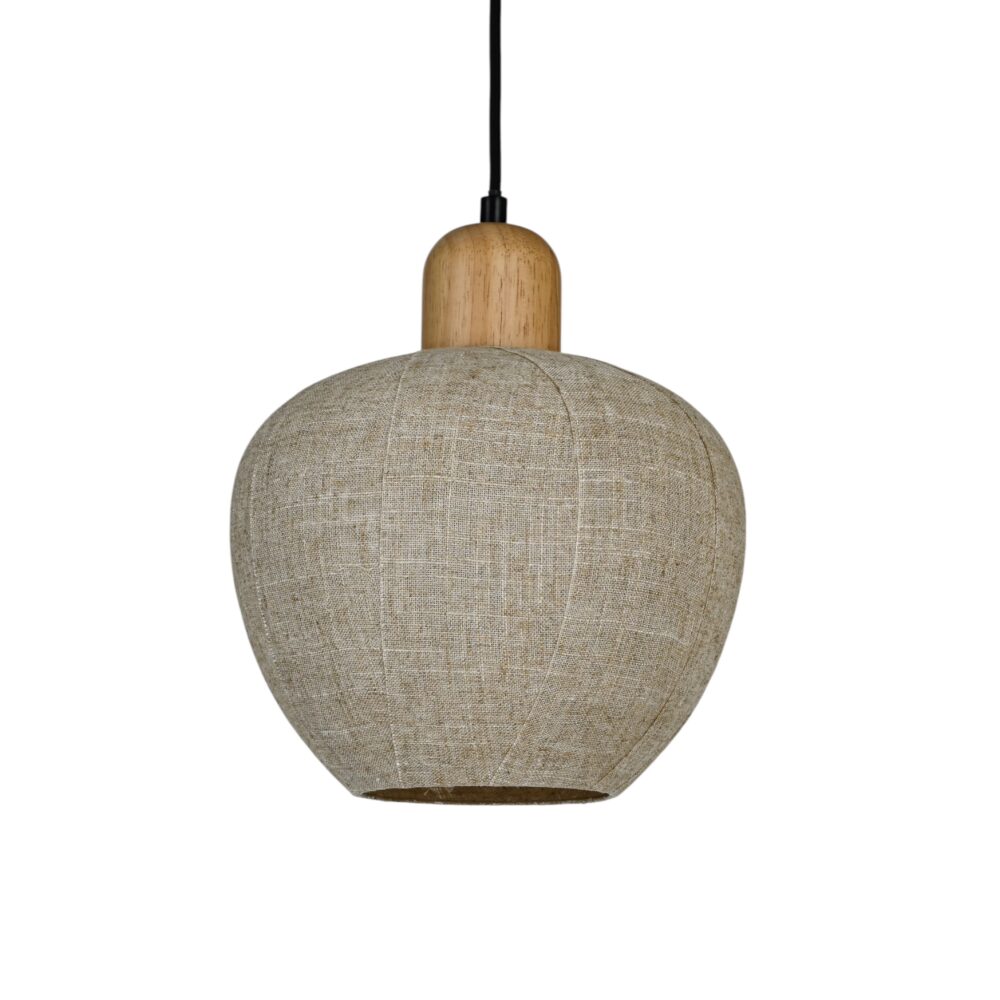 Hanglamp NOVA parelgrijs Ø28x25cm