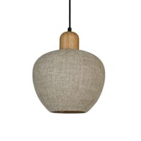 Hanglamp NOVA parelgrijs Ø28x25cm