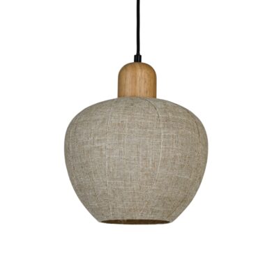 Hanglamp NOVA parelgrijs Ø24x20cm