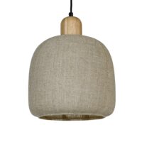 Hanglamp LIVA parelgrijs Ø30x28cm