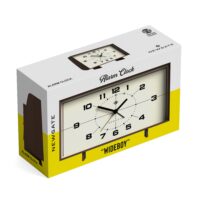 Newgate Wideboy Alarm Clock in Mocha Brown