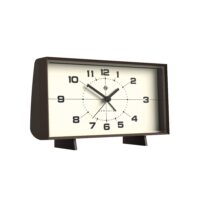 Newgate Wideboy Alarm Clock in Mocha Brown