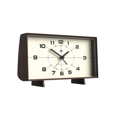 Newgate Wideboy Alarm Clock in Mocha Brown