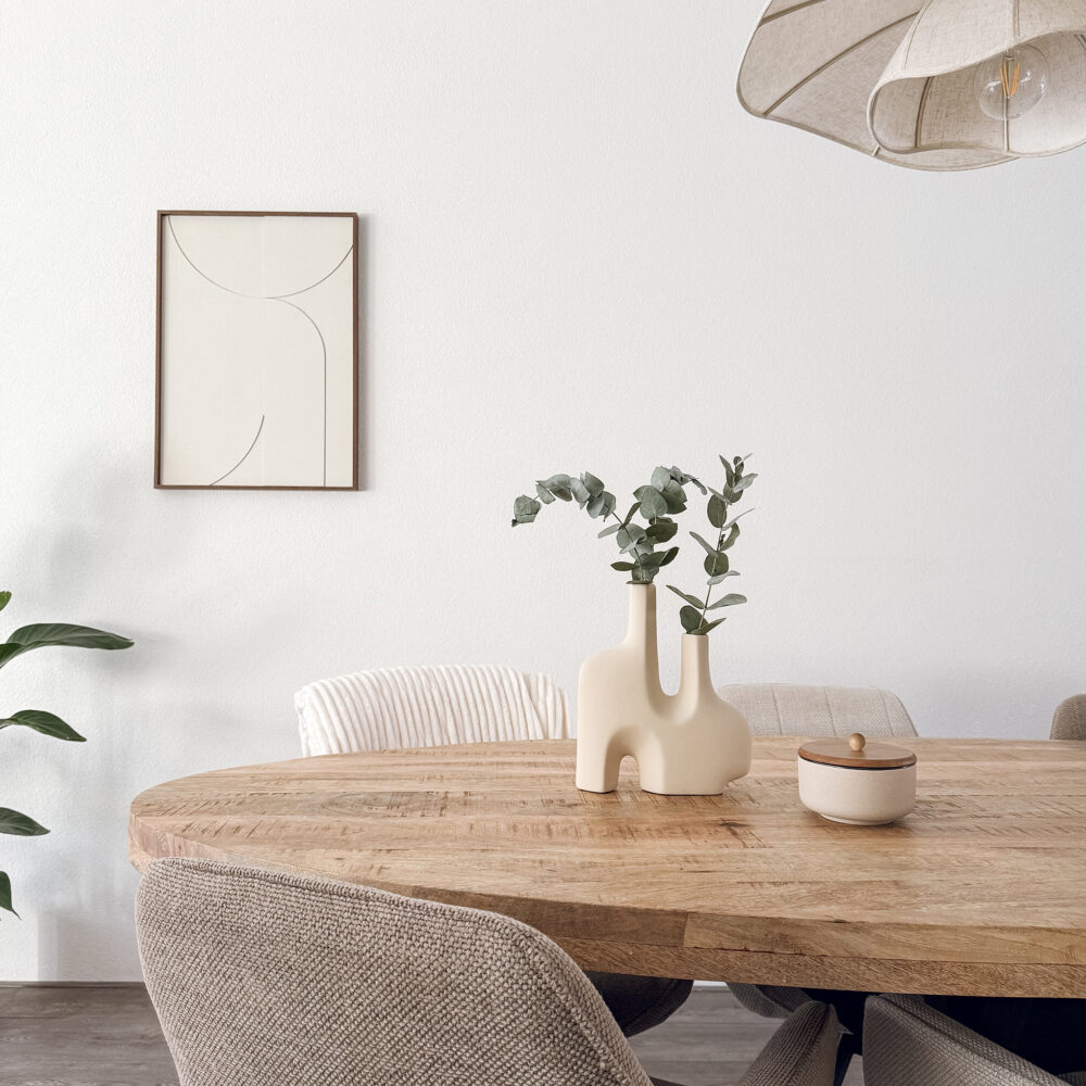 keramische zandkleur vaas afbeelding 6