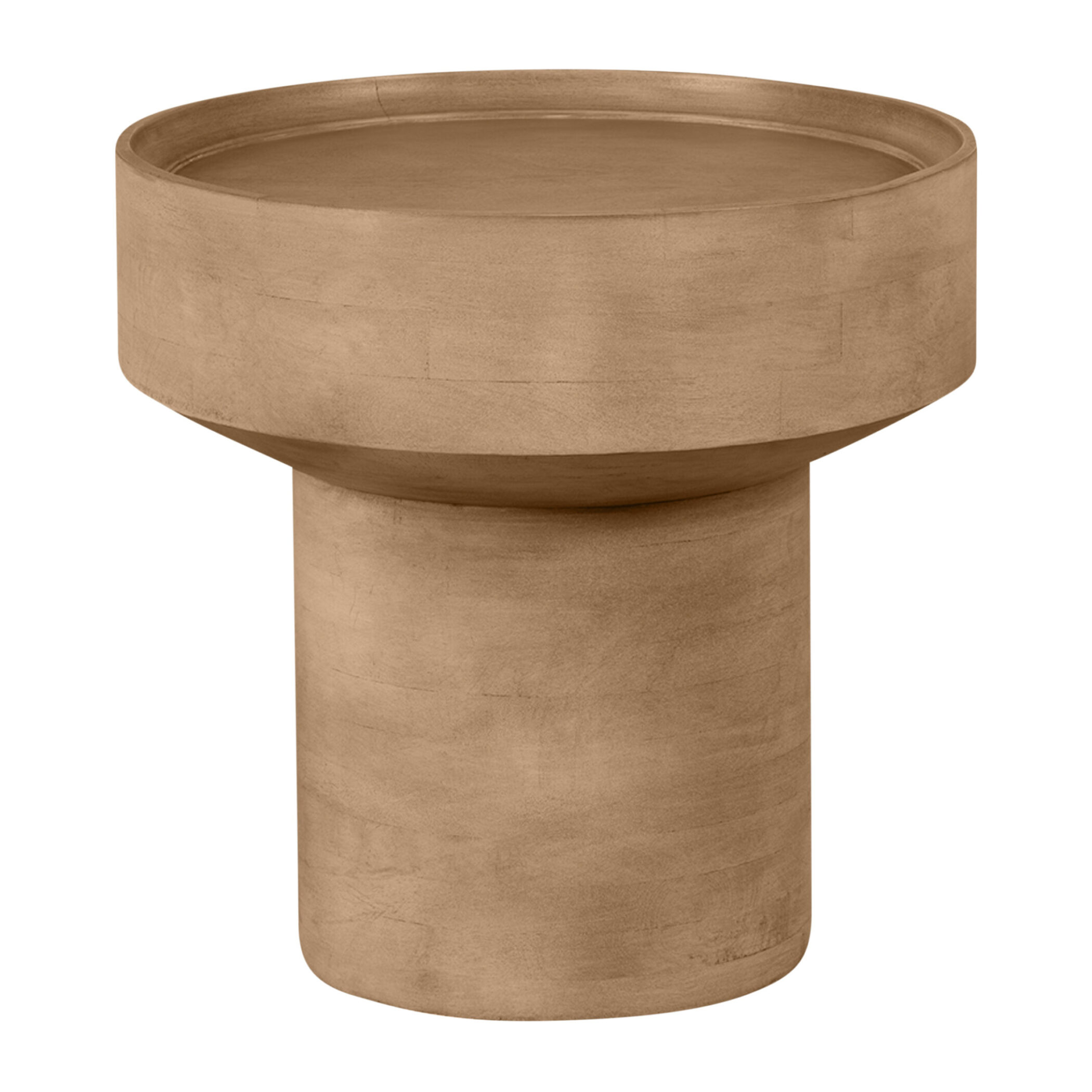 Lewis & Loft Bijzettafel Luus - FSC® mangohout - Rond ⌀50 - Naturel mat