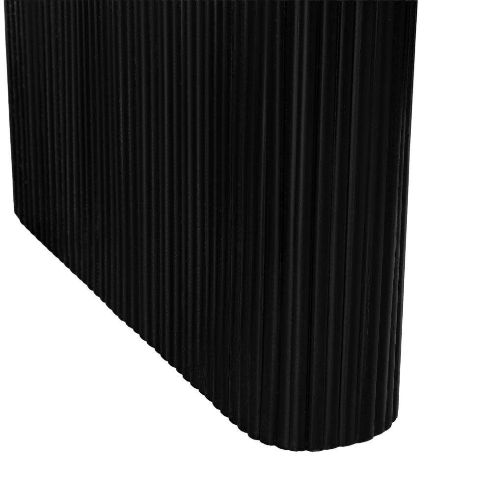 ovale eettafel, eettafel van 200x90 cm, eettafel, zwarte eettafel, tafel, Lynn eettafel, dinertafel