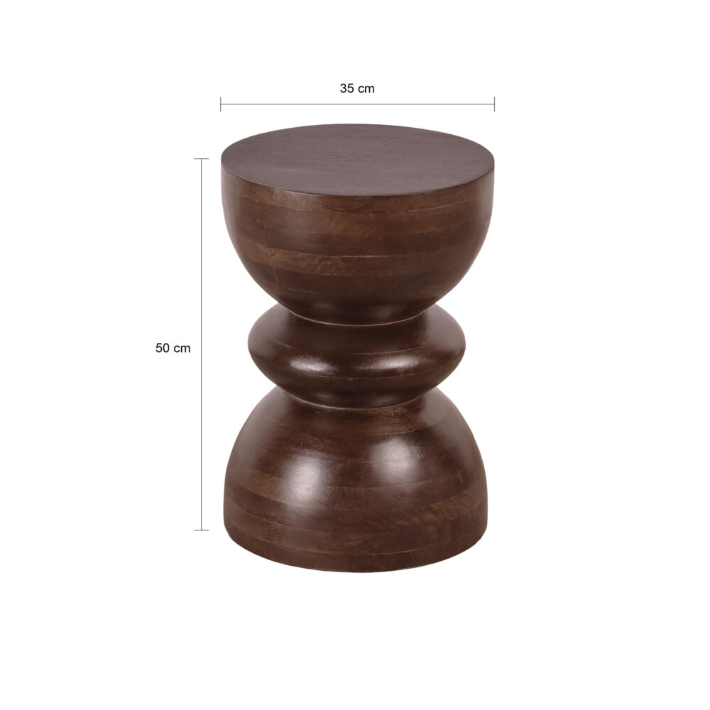 rond tafeltje, tafeltje met gestapeld ontwerp, Gestapeld design, tafel, bijzettafel Luis, bijzettafel , bijzettafeltje, tafeltje , bijzettafel rond,