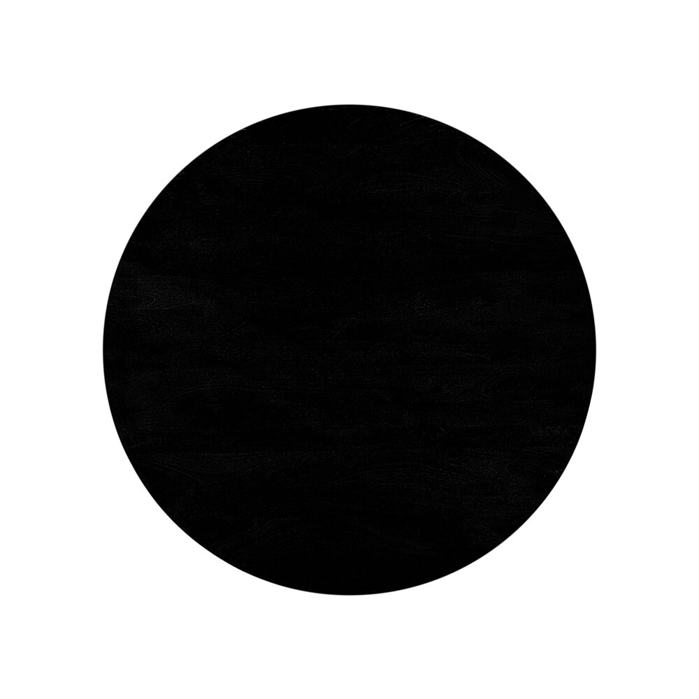 zwarte eettafel van mangohout, tafel, eettafel rond, eettafel zwart, zwarte eettafel , eettafel Sofia, eettafel, ronde eettafel, ronde eettafel van FSC®-gecertificeerd mangohout,