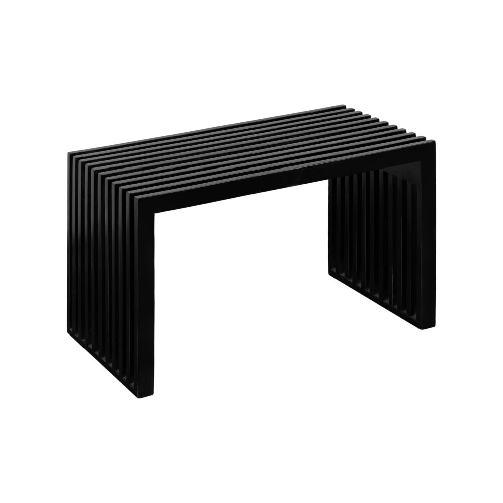 Halbankje Lexi, schoenenbank, bankje, schoenenbankje, halbankje, bankje zwart, zitplekje, schoenenbank Lexi,