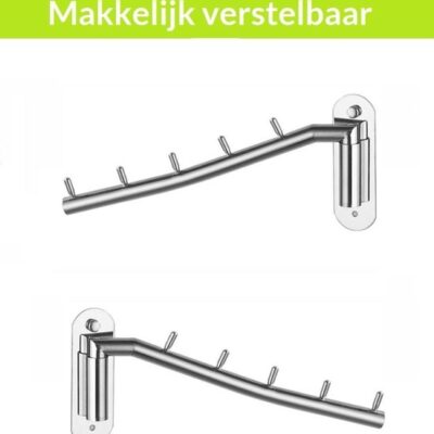 wanddroogrek, inklapbare kledinghaak, droogrek.