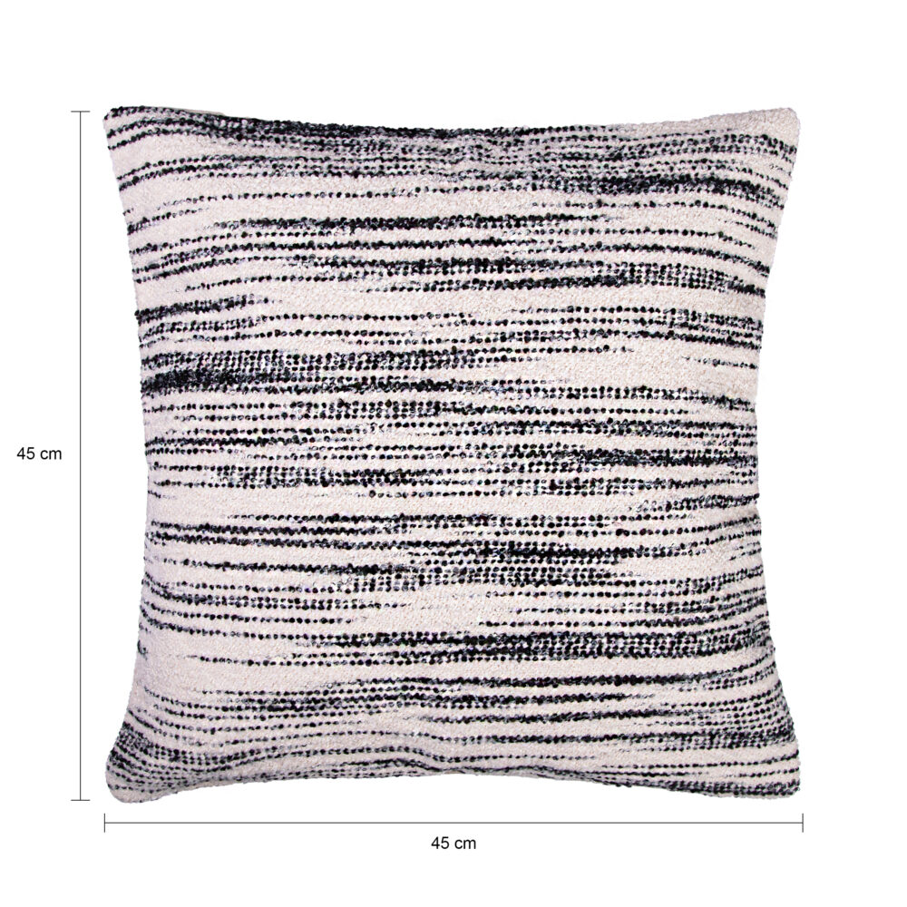 Sierkussenhoes wit en grijs, kussenhoes, hoes, sierkussenhoes met gebreid patroon, sierkussenhoes, kussenhoes 45x45 cm,