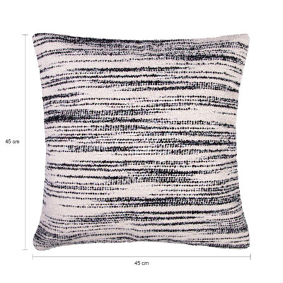 Sierkussenhoes wit en grijs, kussenhoes, hoes, sierkussenhoes met gebreid patroon, sierkussenhoes, kussenhoes 45x45 cm,