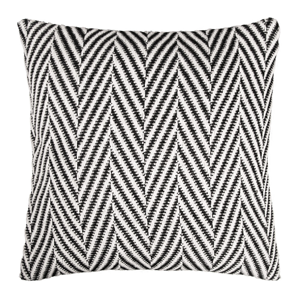 Sierkussenhoes wit zwart, hoes, sierkussenhoes met visgraatpatroon, sierkussenhoes, kussenhoezen, kussenhoes 45x45 cm, kussenhoes,