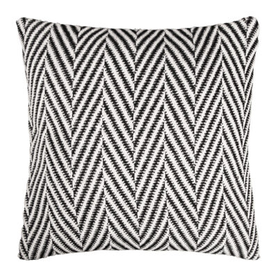 Sierkussenhoes wit zwart, hoes, sierkussenhoes met visgraatpatroon, sierkussenhoes, kussenhoezen, kussenhoes 45x45 cm, kussenhoes,