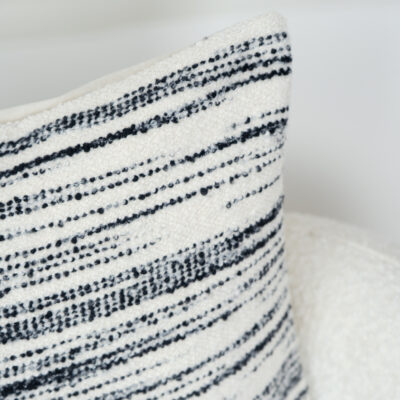 Sierkussenhoes wit en grijs, kussenhoes, hoes, sierkussenhoes met gebreid patroon, sierkussenhoes, kussenhoes 45x45 cm,