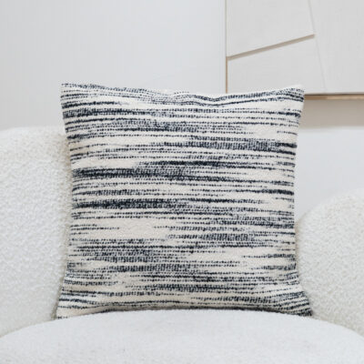 Sierkussenhoes wit en grijs, kussenhoes, hoes, sierkussenhoes met gebreid patroon, sierkussenhoes, kussenhoes 45x45 cm,