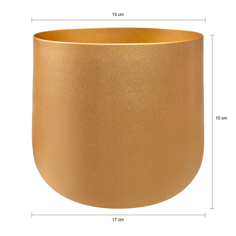 metalen planten pot, metalen bloempot, potten, bloempot goud, planten pot, gouden bloempot, ronde bloempot, plantenbak, plantenpot, bloemen pot,