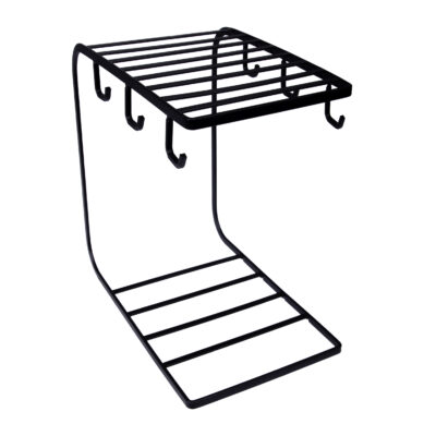 mokkenrek, rek, zwarte mokkenrek, zwarte bordenrek borden rek, mokken rek, bordenrek van metaal, bordenrek, rekje voor borden en mokken, rekje, metalen rek, metalen rek in zwart,