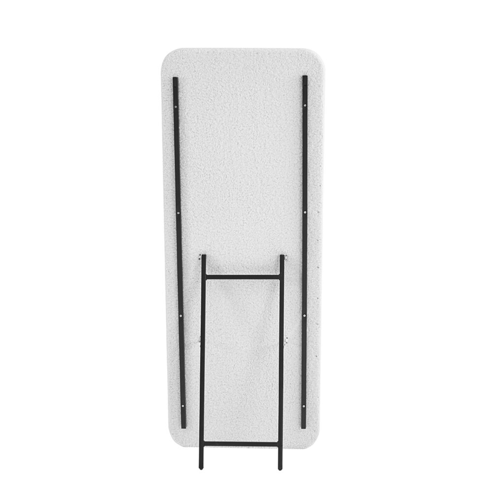 Vrijstaande spiegel, witte teddy spiegel, spiegel, witte teddy golvende, decoratieve woondecoratie, passpiegel, QUVIO staande spiegel, staande spiegel, spiegel, grote staande spiegel,