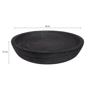 Decoratief houten dienblad, sierschaal, houten dienblad, dienblad, ronde dienblad, decoratieschaal, decoratief dienblad, decoratieve dienblad,