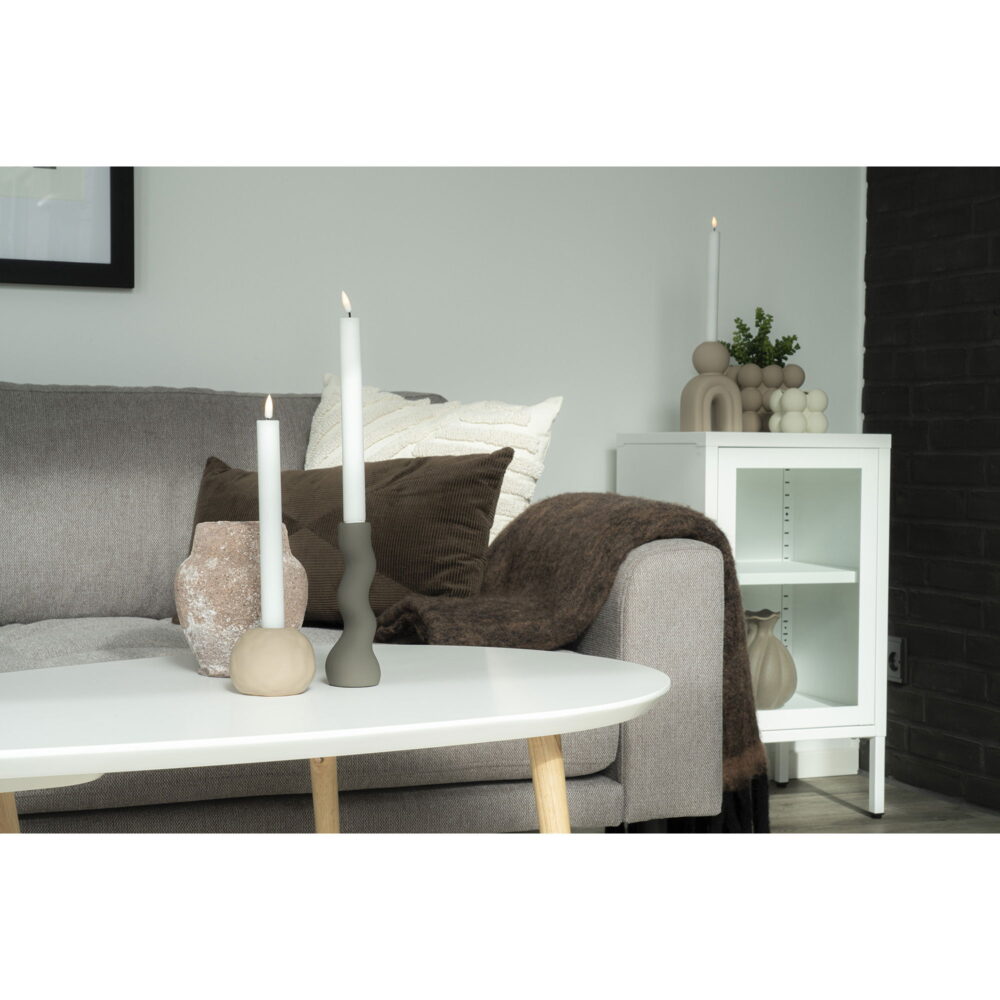 QUVIO Luxe en warme plaid - Bruin - 130x170 cm - Wol_afb2