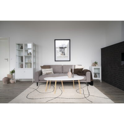 QUVIO Vloerkleed Tampa - Hoogwaardig Katoen - Multi-gekleurde Print - 160x230 cm_afb4