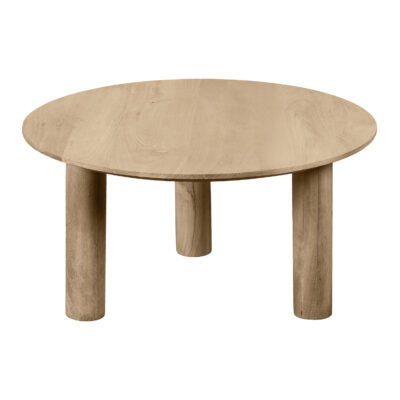 Ronde salontafel mangohout ⌀70 cm, tafel, koffietafel, salontafel rond van hout, salontafel, salontafel Lian, ronde salontafel, salontafel hout,