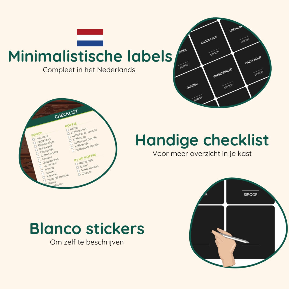 set van 2 siroopflessen, siroop dispensers, siroopdispenser pomp, glazen flessen, 2 glazen siroopflessen, set van 2 siroopflessen inclusief zwarte labels, Set van 2 flessen, Set van 2 flessen van 500ml,