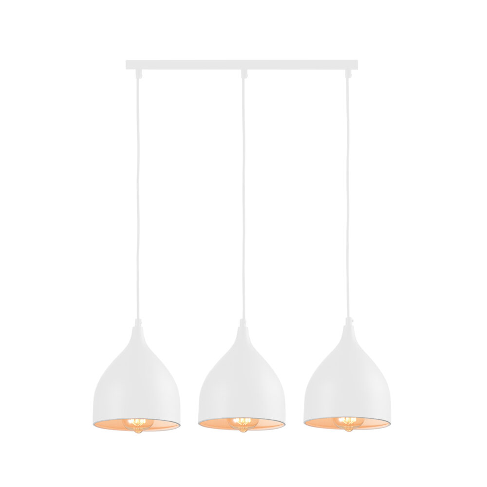 QUVIO Hanglamp 3-lichts wit - QUV5061L-WHITE_afb1