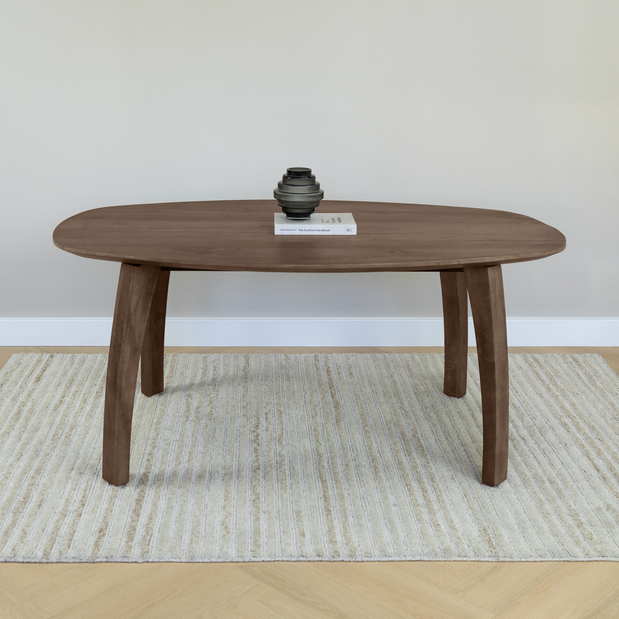Lewis & Loft Dining Table - Luna - LL44399 - Danish oval - 160 x 100 cm - Brown_afb3