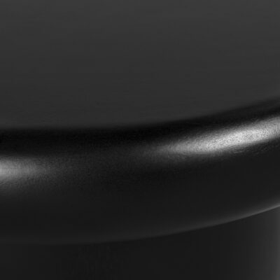 ronde salontafel zwart, koffietafel, salontafel zwart, salontafel rond in zwart, tafel, salontafel Leke, ronde salontafel, zwarte salontafel, ronde salontafel van ⌀60 cm