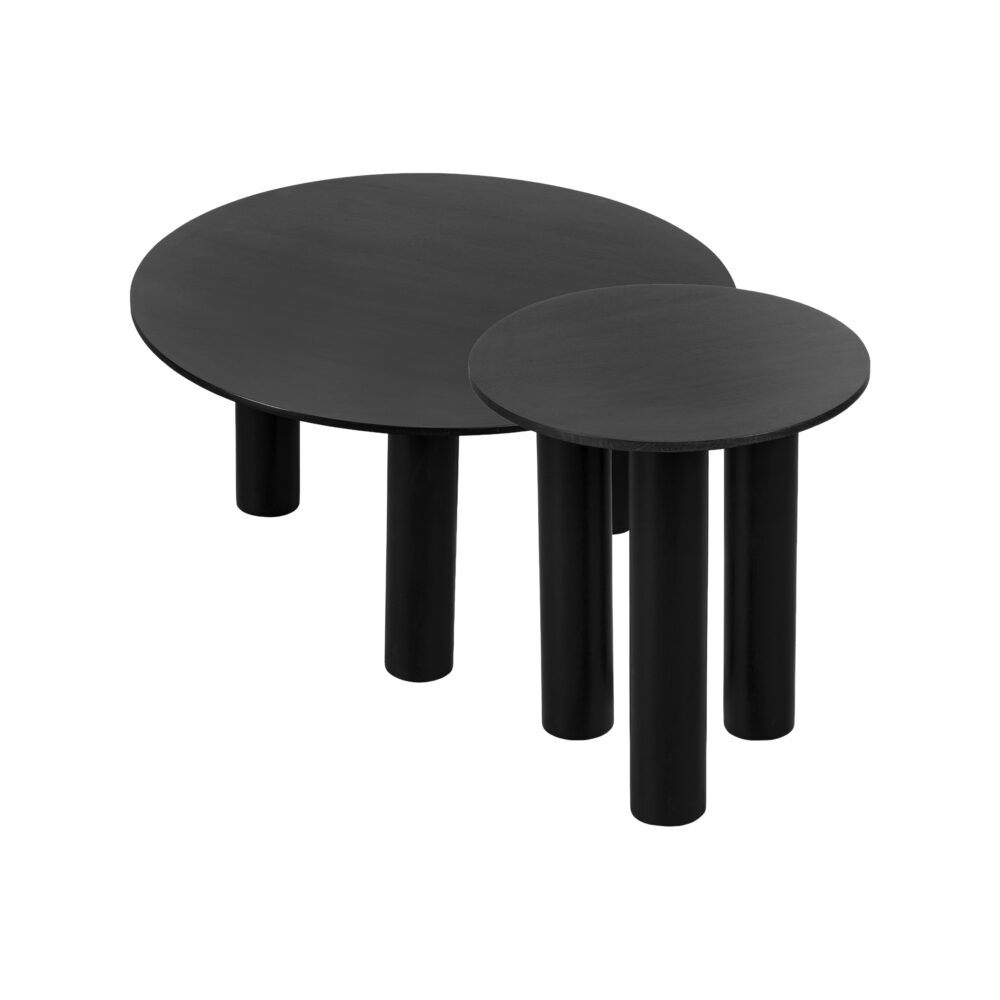 Ronde bijzettafel Lian, bijzettafel Lian, bijzettafel, salontafel, tafeltje, tafel,