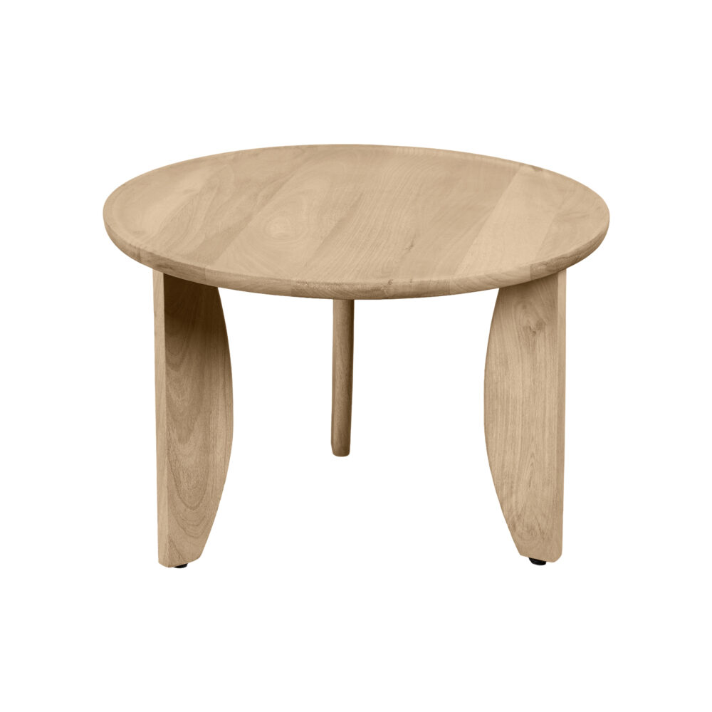 Salontafel Luuk met twee ronde tafels, twee ronde tafels, houten salontafel set, salontafel Luuk, ronde salontafel set van 2, set, salontafel set, tafels,