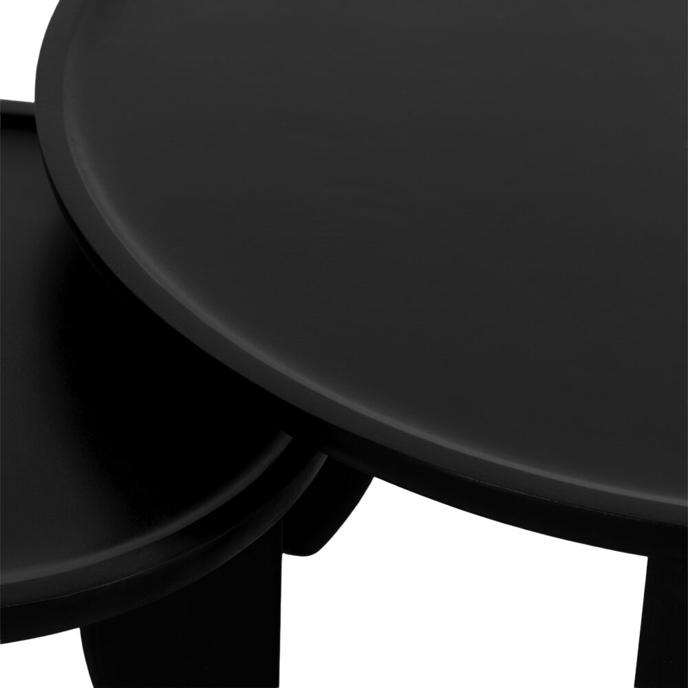 salontafel set Luuk, Luuk salontafel set, salontafels Luuk, zwarte salontafel set van 2, salontafel set, tafels, zwarte salontafel set,