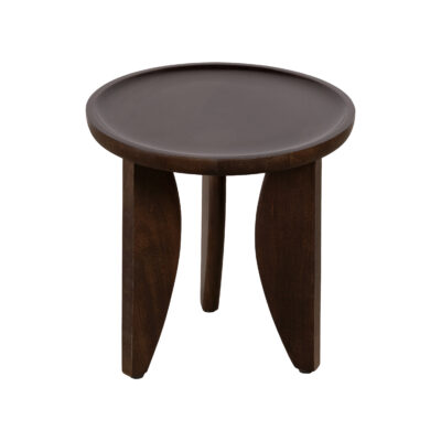 walnoot bruine salontafel set Luuk, salontafel set van 2, salontafel set, twee ronde salontafels, tafels, salontafels Luuk, twee ronde tafels, kleine tafel, set, grote tafel,