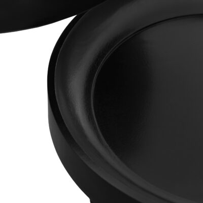 tafeltje, bijzettafel Luus, zwarte ronde bijzettafel, tafel, bijzettafel, Zwarte bijzettafel, Rond tafeltje
