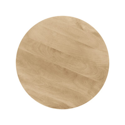 Salontafel Lupe ø80 cm van mangohout met X-poot