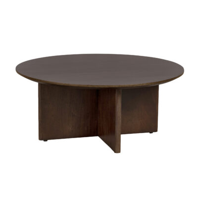 salontafel Lupe, Lupe salontafel, ronde tafel, ronde salontafel, tafel, FSC® gecertificeerd mangohout, houten salontafel, salontafel,
