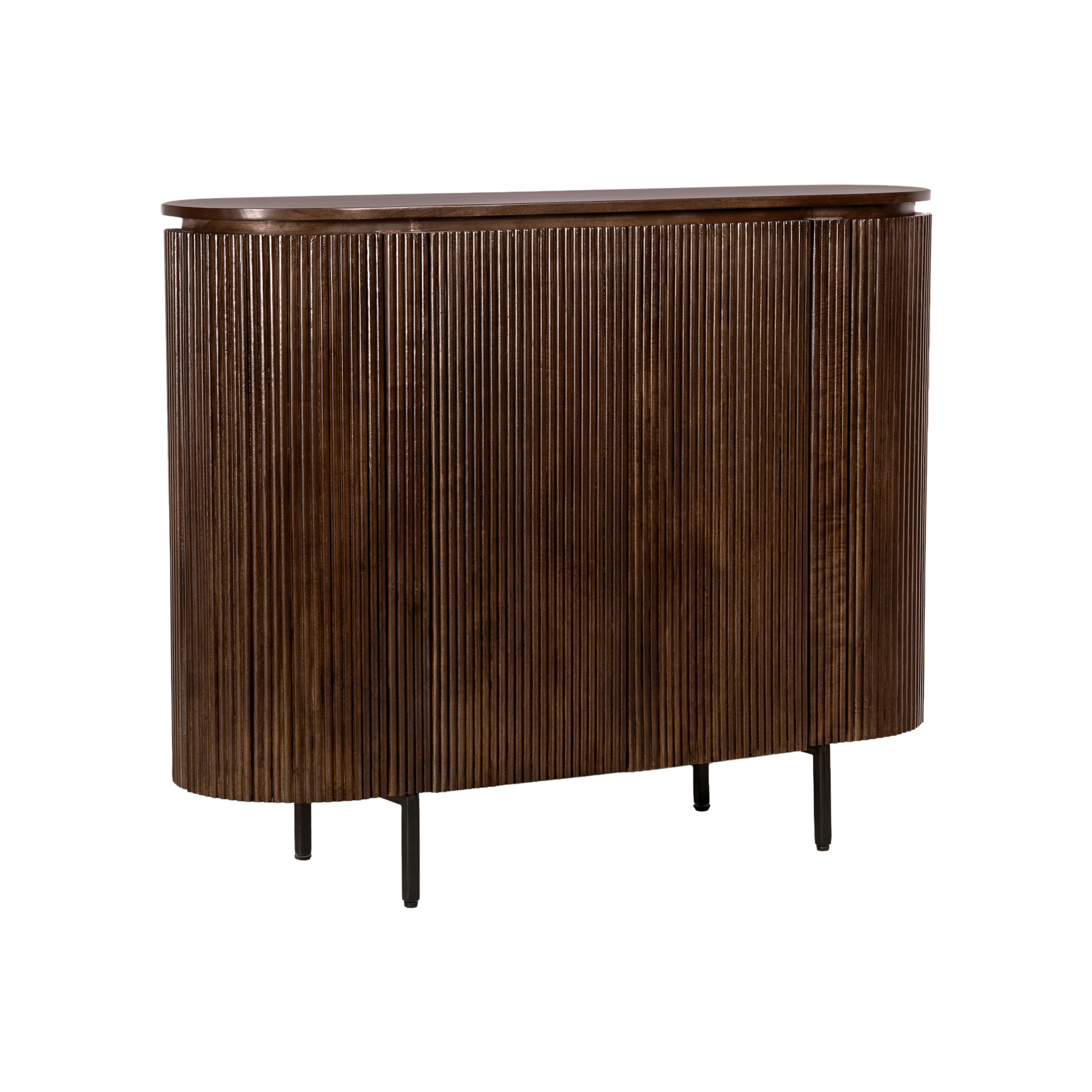 Lewis & Loft Dressoir Lena - Met 2 deuren - FSC®-gecertificeerd mangohout - Walnoot bruin