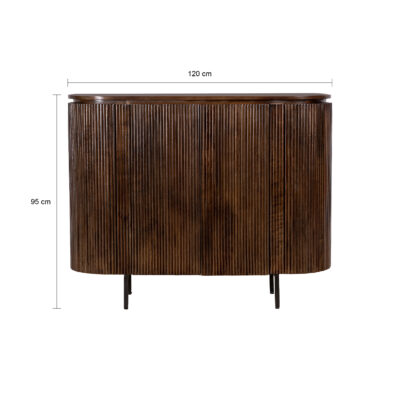 Dressoir mangohout walnoot bruin, dressoir hout, dressoir bruin, dressoir mangohout, meubel, dressoir Lena, dressoir, mangohouten dressoir,