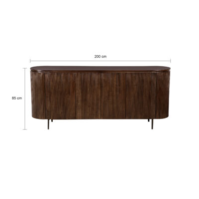 Mangohouten dressoir Lena, dressoir Lena, dressoir, mangohouten dressoir, meubel, dressoir Lena