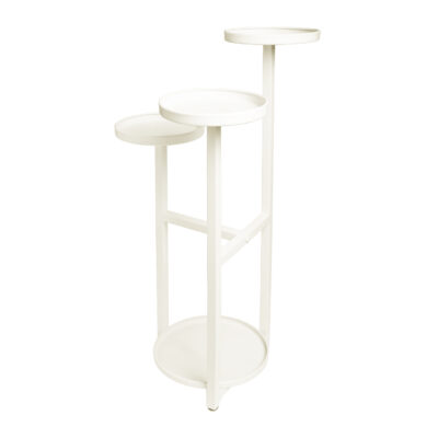 plantenrek, plantenrek voor 4 planten, plantenstandaard beige, plantenzuil, plantenstandaard, plantenrek, plantenrek beige, plantentafel,