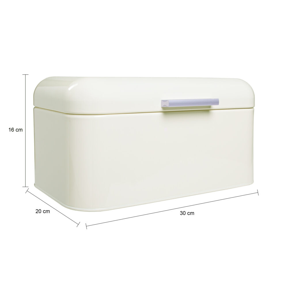 broodtrommel in beige, broodtrommel, metalen broodtrommel, beige broodtrommel, broodtrommel beige