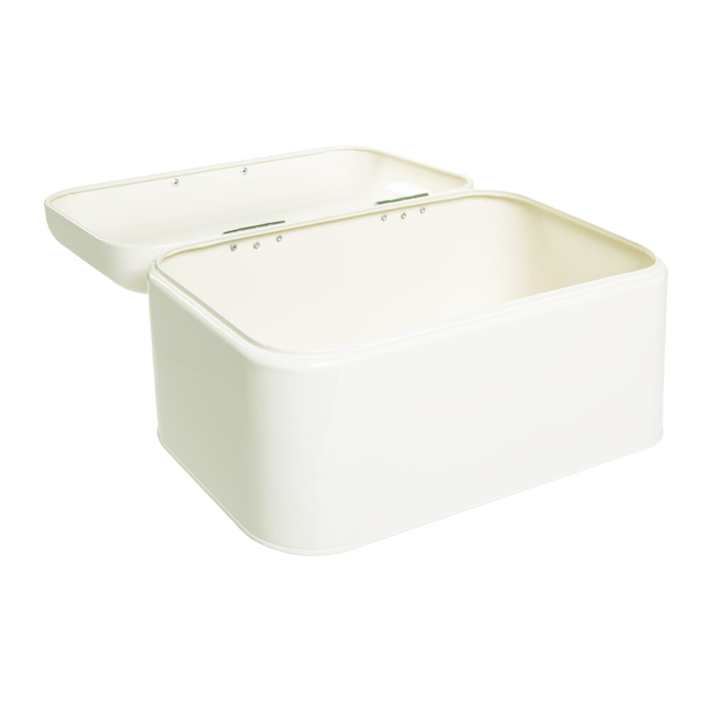 broodtrommel in beige, broodtrommel, metalen broodtrommel, beige broodtrommel, broodtrommel beige